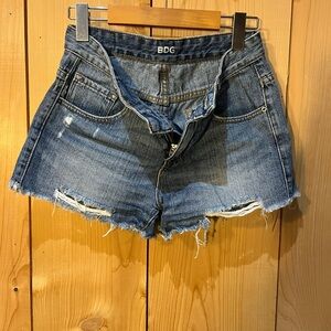 BDG Distressed Blue Jean Shorts